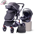 Baby Stroller 3 In 1 For 0-3 Years Baby Prams With Removable Shopping Basket